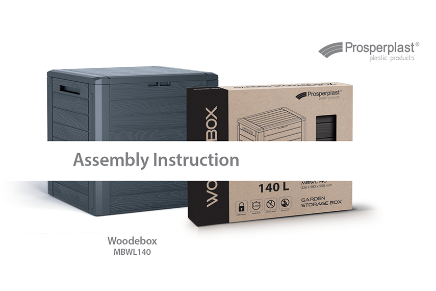 Jak sestavit zahradní box Woodebox MBWL140?